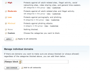 opendns-filtering